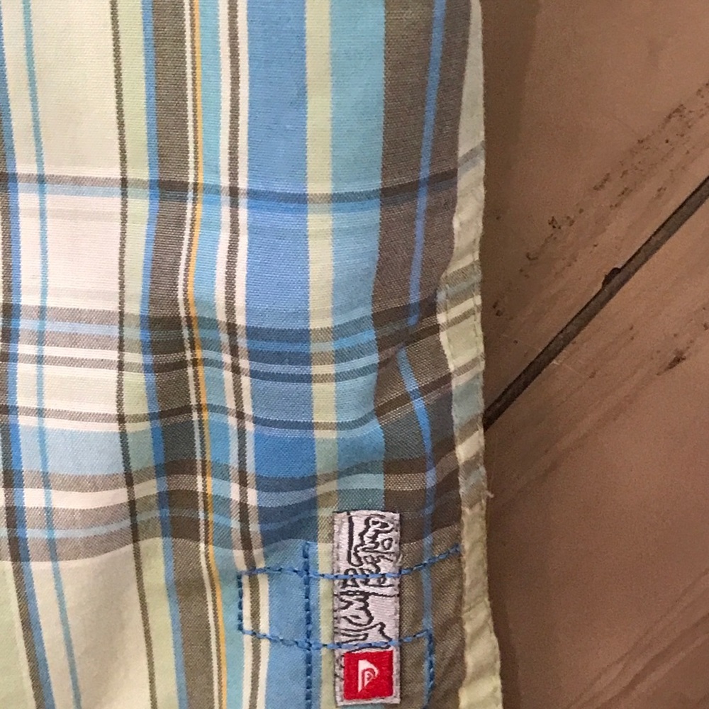 🌻4xHP!🌻 Quicksilver Men’s Button Short Slv Shirt S - Picture 5 of 7